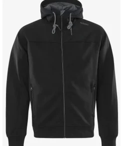 SWEATSHIRT-JACKA MED HUVA
