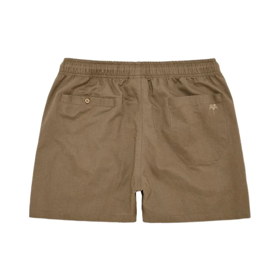 Taupe Linen Shorts Herr