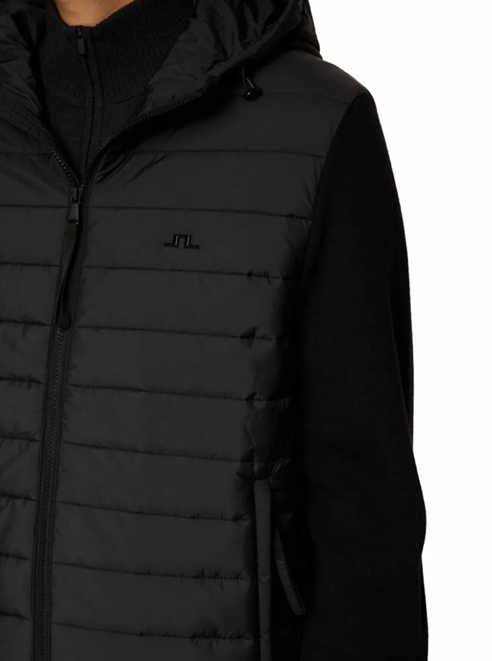 Thorn Hood Knit Hybrid Jacket Herr