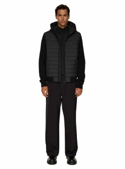 Thorn Hood Knit Hybrid Jacket Herr