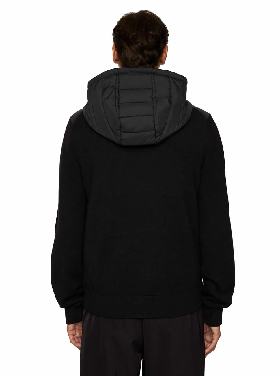 Thorn Hood Knit Hybrid Jacket Herr