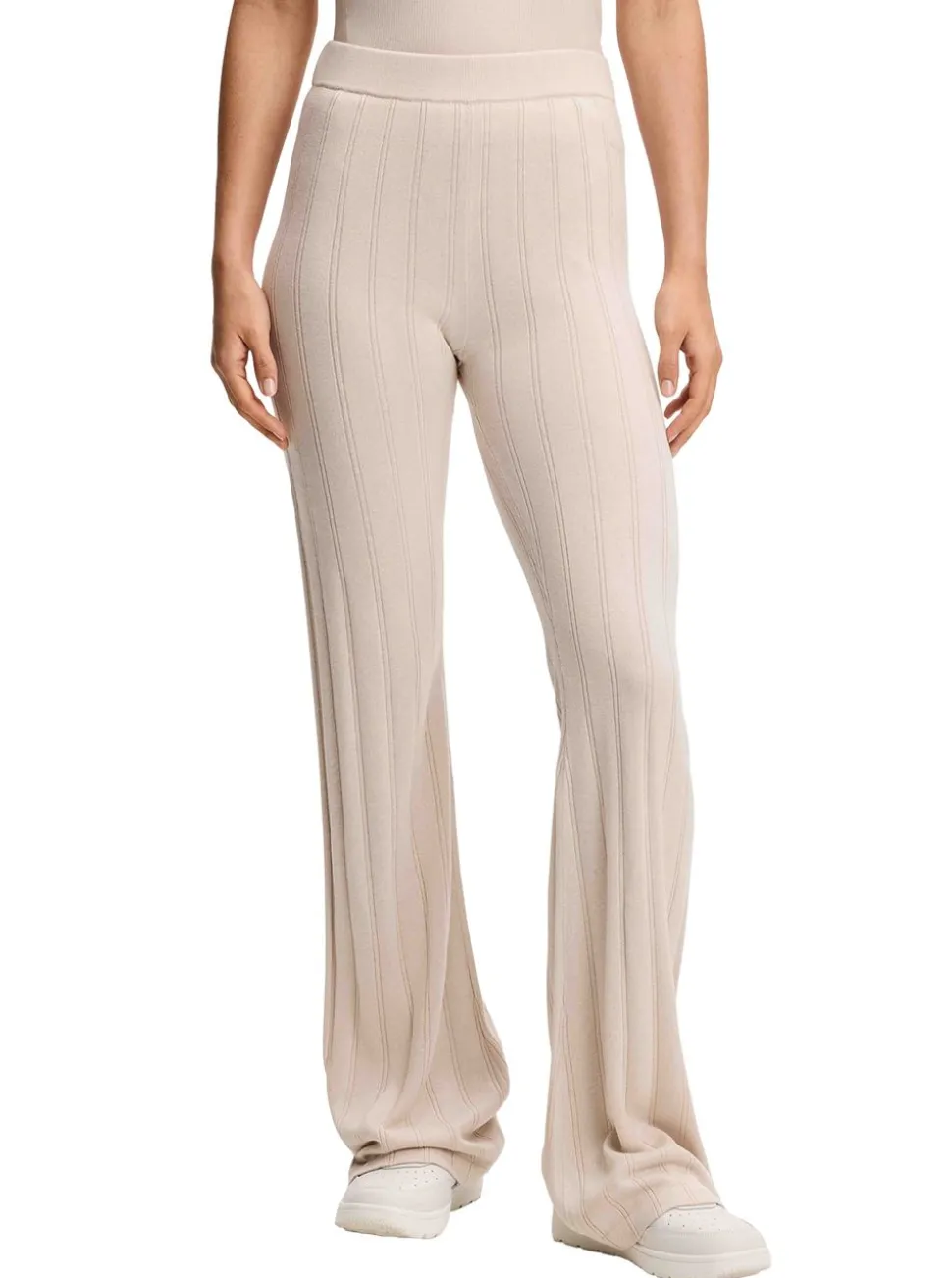 Vera Wide Rib Knit Pants Dam