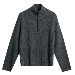 Victor Zip Wool Sweater Herr