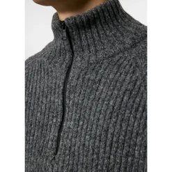 Victor Zip Wool Sweater Herr
