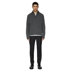 Victor Zip Wool Sweater Herr