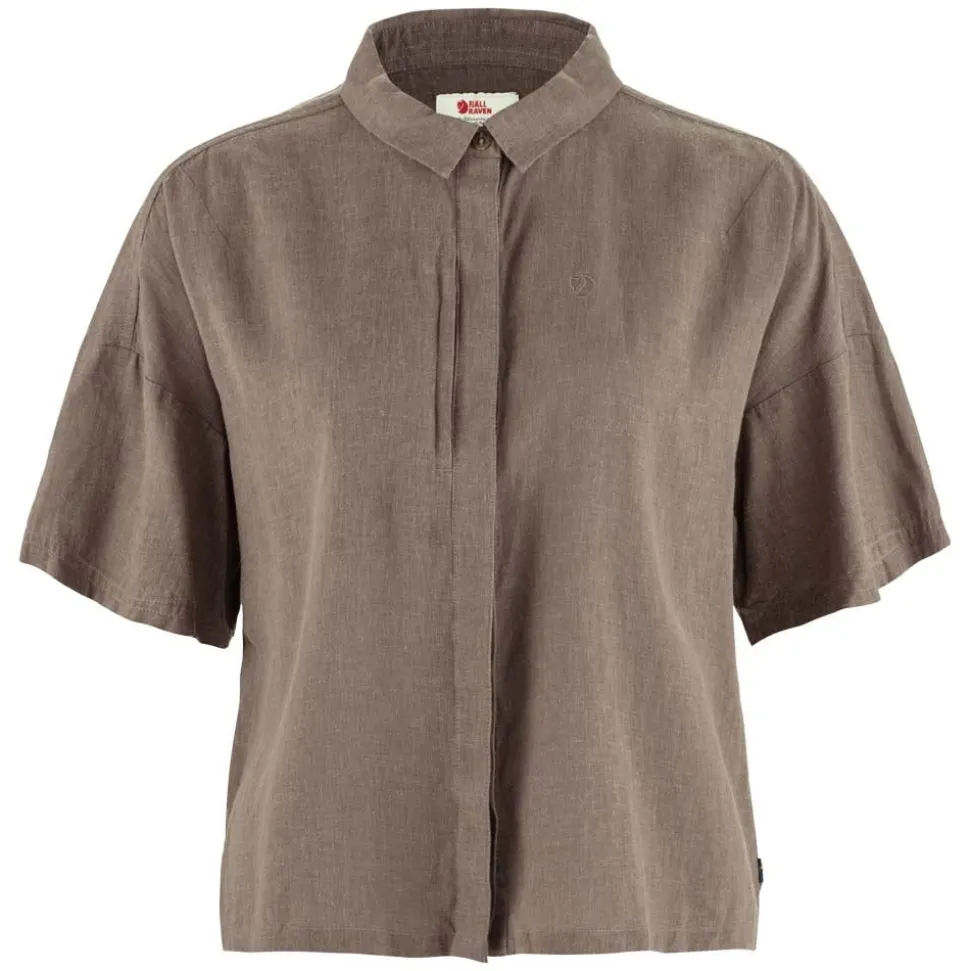 Övik Hemp Camp Shirt Short Sleeve Dam