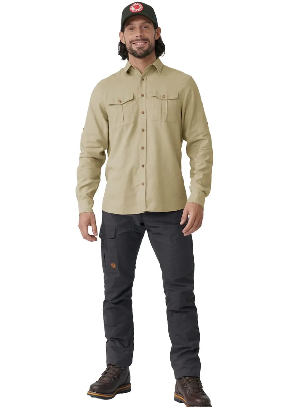 Övik Travel Shirt LS Herr