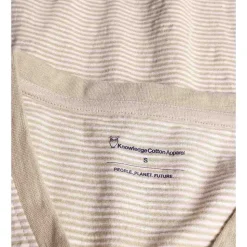 V-neck Slub T-shirt Dam