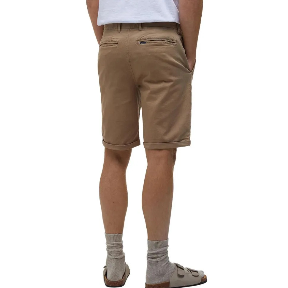 Washed Twill Chino Short Herr