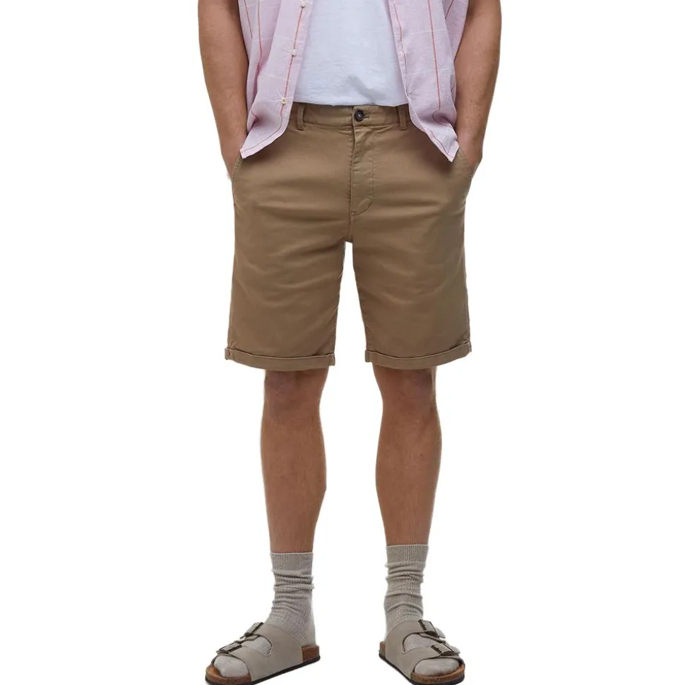 Washed Twill Chino Short Herr