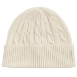 WOOL CABLE BEANIE dam