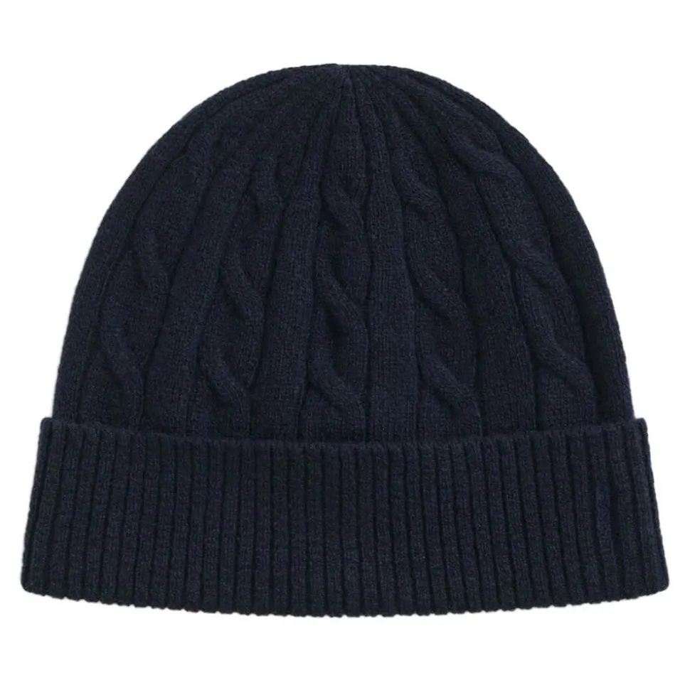 WOOL CABLE BEANIE dam
