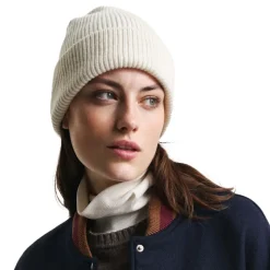 Wool Ribbed Beanie