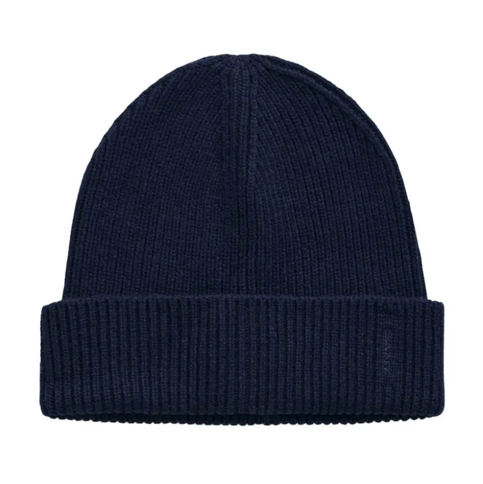 Wool Ribbed Beanie