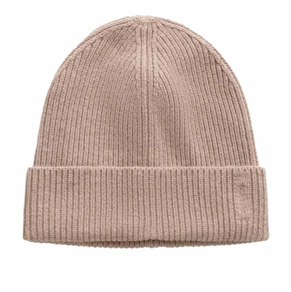 Wool Ribbed Beanie