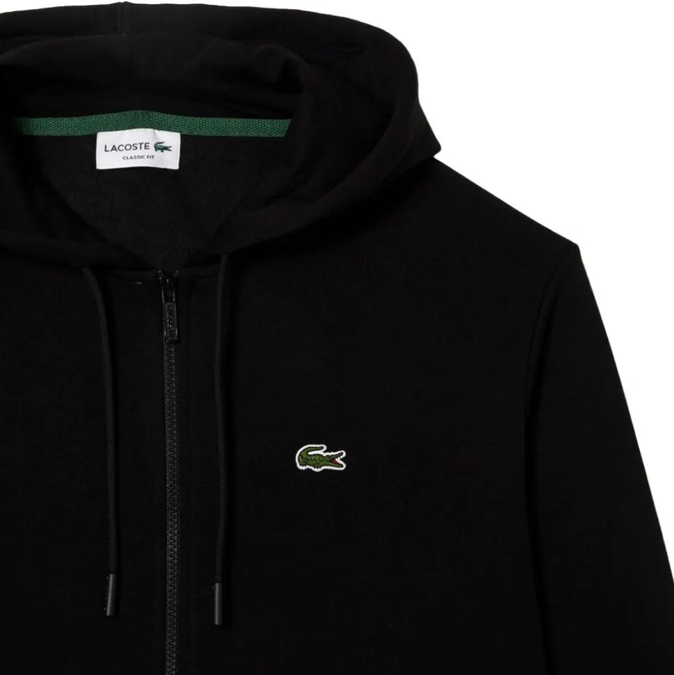 Zipped Fleece Hoodie Herr