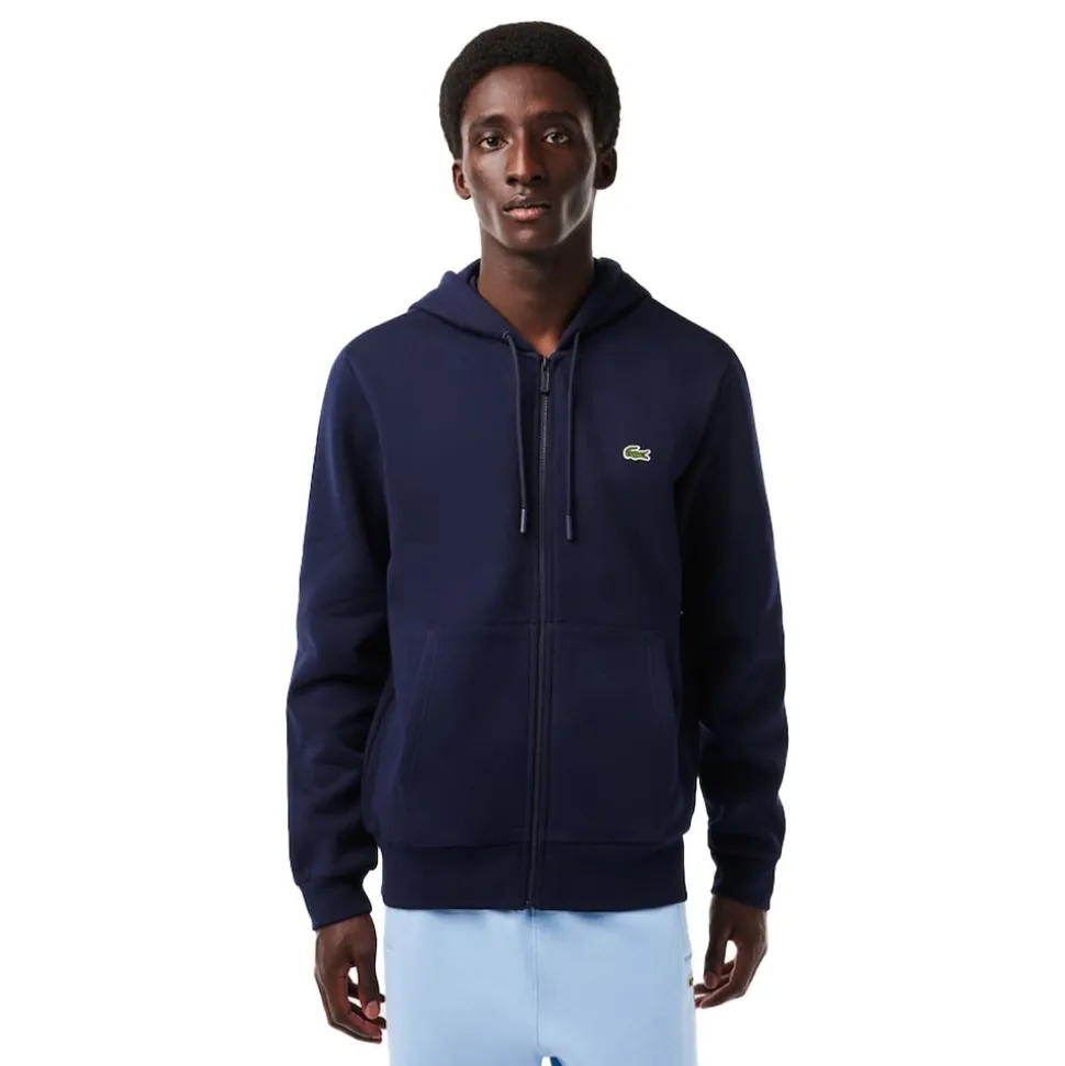 Zipped Fleece Hoodie Herr